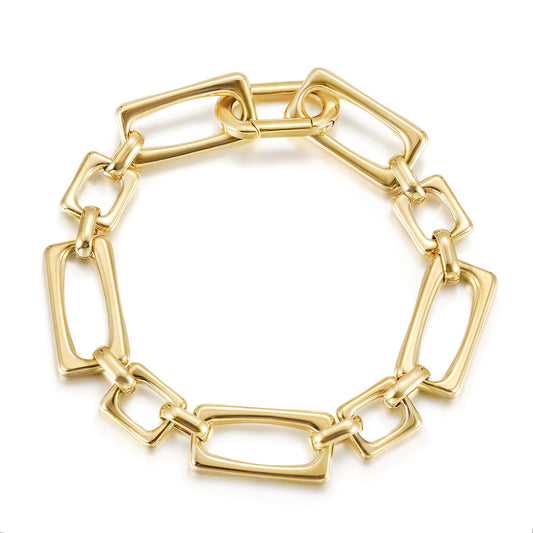 Bold Square Chain Bracelet