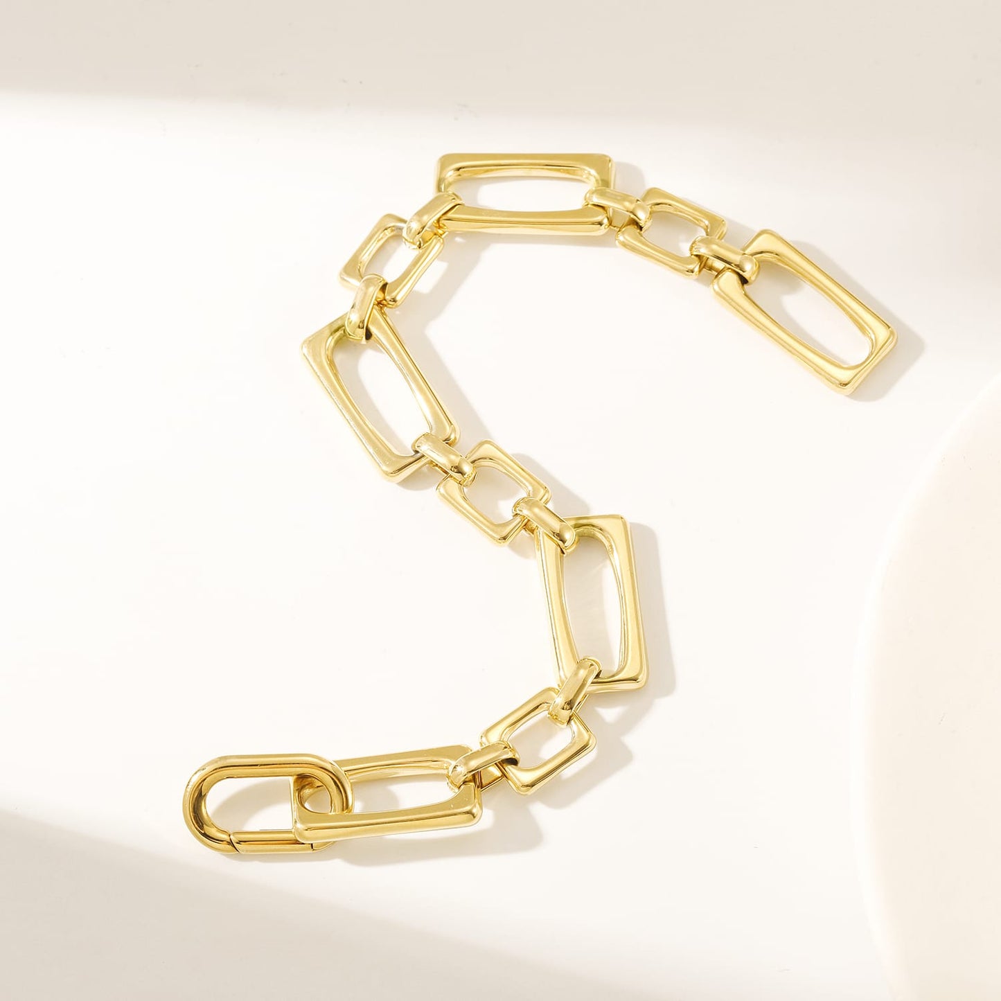 Square Link Chain Bracelet
